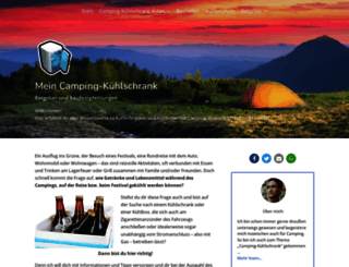 mein-camping-kuehlschrank.de screenshot