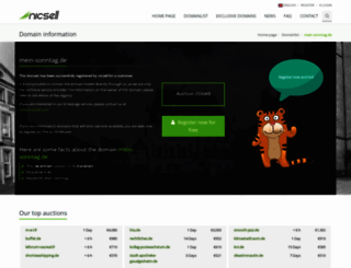 mein-sonntag.de screenshot