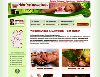 mein-wellnessurlaub.de screenshot