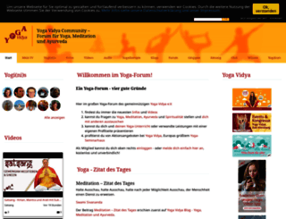 mein.yoga-vidya.de screenshot