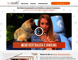 meine-onlinehundeschule.com screenshot