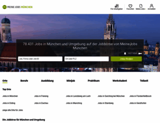 meinejobs-muenchen.de screenshot