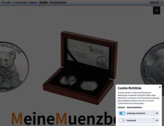 meinemuenzbox.de screenshot