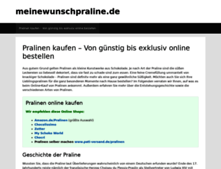 meinewunschpraline.de screenshot