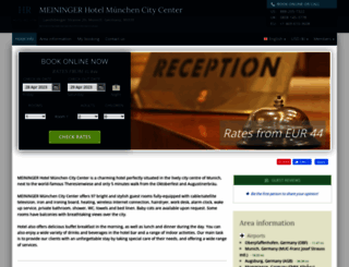 meininger-city-munich.hotel-rez.com screenshot