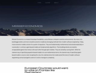 meissereconomics.com screenshot