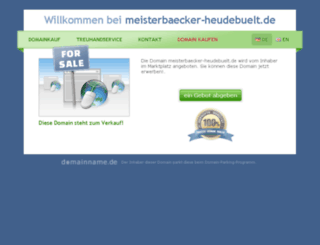 meisterbaecker-heudebuelt.de screenshot