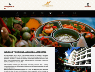 mekongangkorpalaces.com screenshot