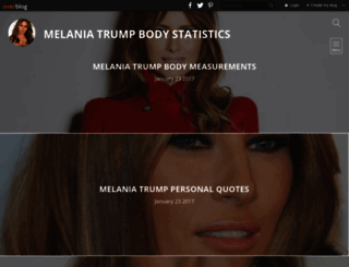melania-trump-age.over-blog.com screenshot