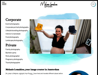 melanielemahieu.com screenshot