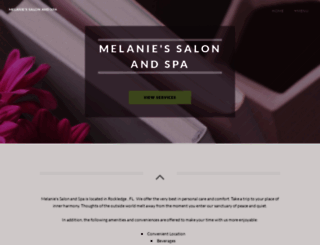 melaniessalon.com screenshot