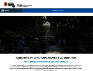 melbflowershow.com.au screenshot