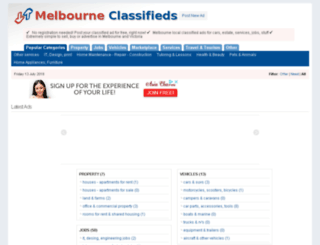 melbourne-classifieds.info screenshot