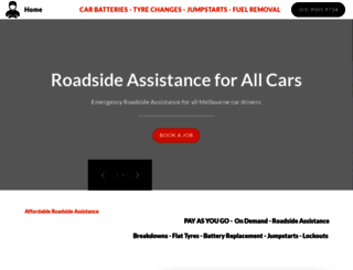 melbourne-roadside-assistance.net.au screenshot
