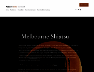 melbourne-shiatsu.com screenshot
