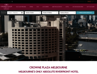 melbourne.crowneplaza.com screenshot