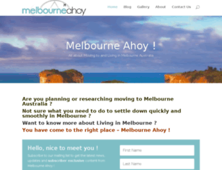 melbourneahoy.com.au screenshot
