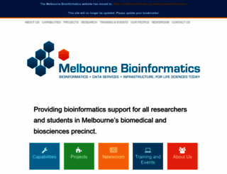 melbournebioinformatics.org.au screenshot