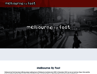 melbournebyfoot.com screenshot