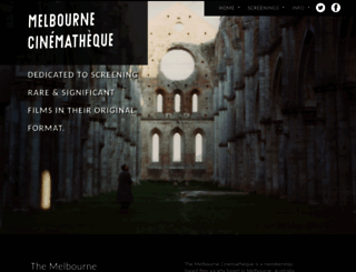 melbournecinematheque.org screenshot