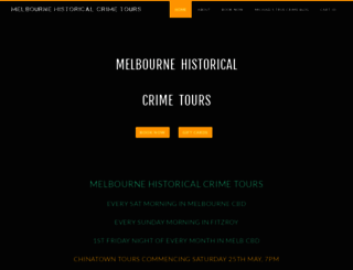melbournehistoricalcrimetours.com screenshot