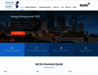 melbourneinsurancebrokers.com.au screenshot