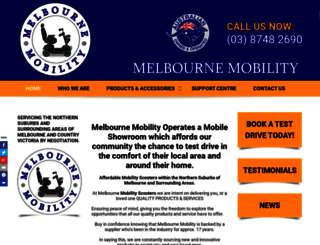 melbournemobility.com.au screenshot