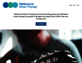 melbournemusictherapy.com screenshot