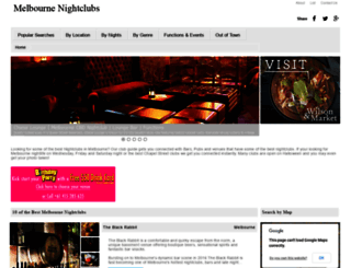 melbournenightclubs.com.au screenshot