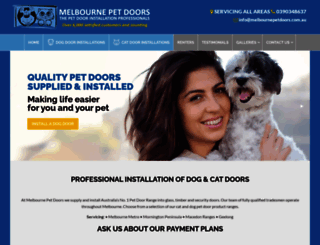 melbournepetdoors.com.au screenshot