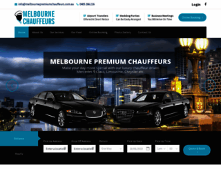 melbournepremiumchauffeurs.com.au screenshot