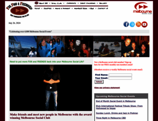melbournesocialclub.com.au screenshot