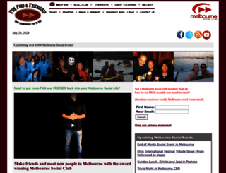 melbournesocialgroup.com.au screenshot