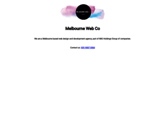 melbournewebco.com.au screenshot