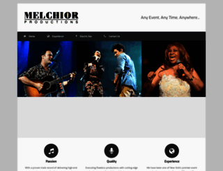 melchiorproductions.com screenshot
