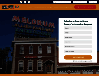 meldrumthemover.com screenshot