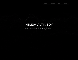 melisaaltinsoy.com screenshot