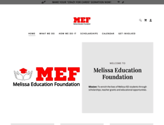 melissaeducationfoundation.com screenshot