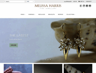 melissaharrisjewellery.com screenshot