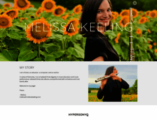 melissakeeling.com screenshot