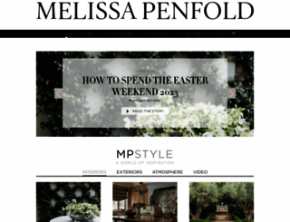 melissapenfold.com screenshot