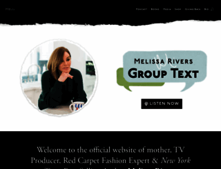 melissarivers.com screenshot