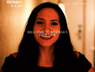 melissashairlair.com screenshot