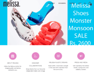 melissashoes.co.in screenshot