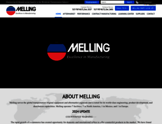 melling.com screenshot