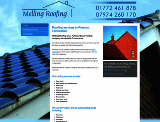 mellingroofing.co.uk screenshot