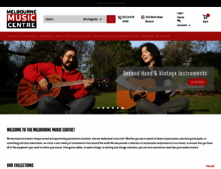 melmusic.com.au screenshot