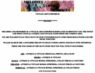 melodiesandmemories.com screenshot
