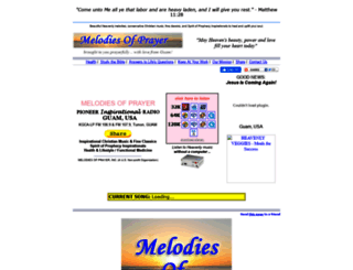 melodiesofprayer.com screenshot