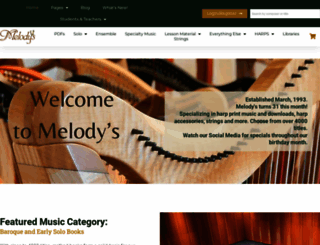 melodystraditionalmusic.com screenshot